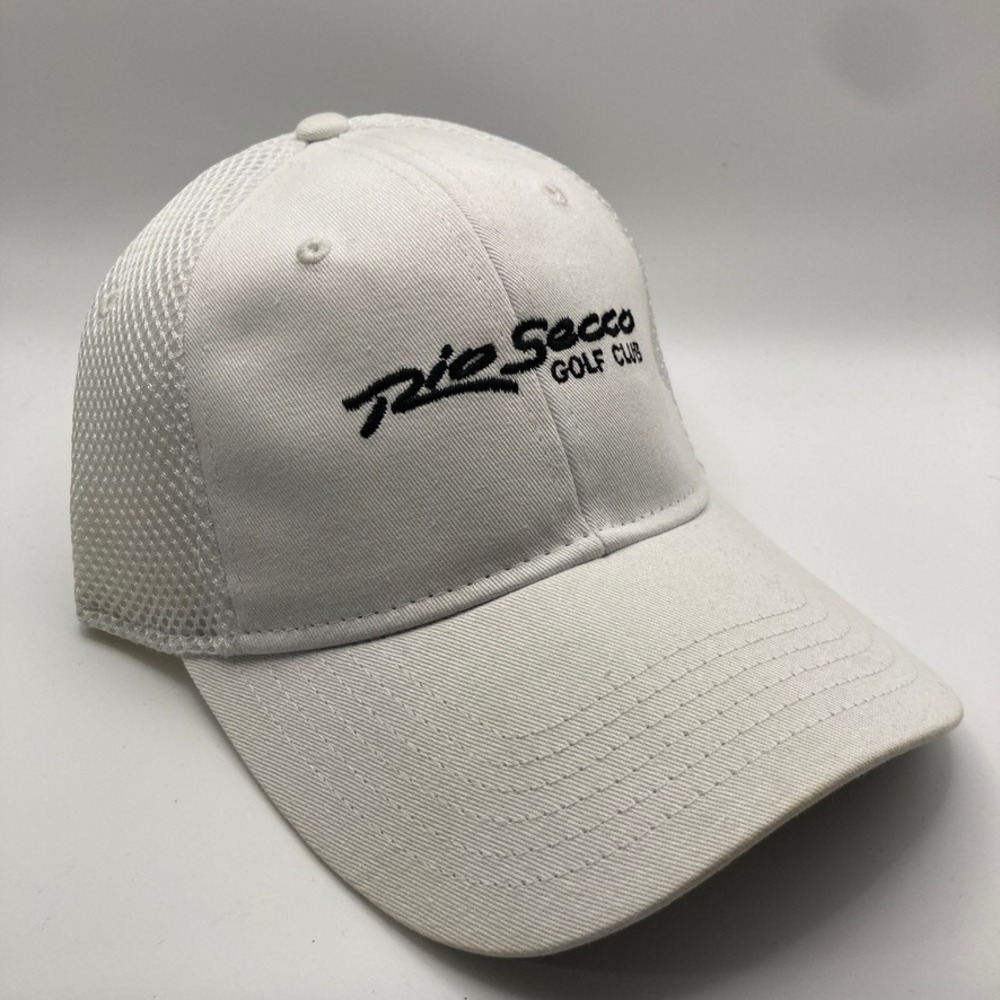 Rio Secco Golf Club Imperial Cap Sz L/XL White Black Resortwear‎ Vacation Casual
